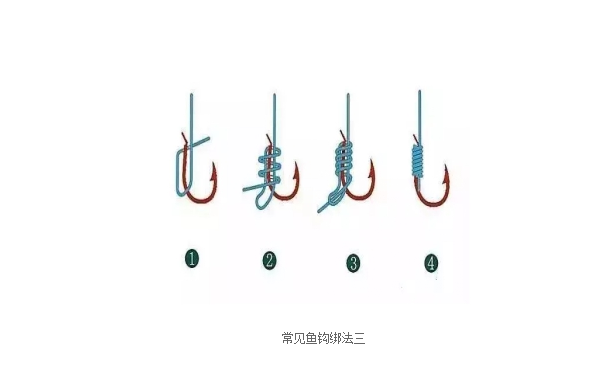 鱼钩的绑法真的不难,学会这三种方法,大钩小钩都能绑