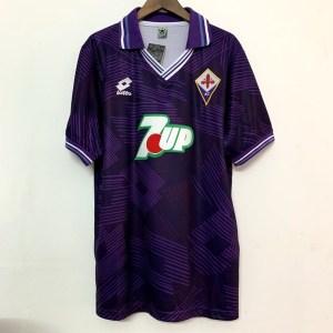 复古经典球衣92-93赛季意甲佛罗伦萨主场足球服9号巴蒂斯图塔队服